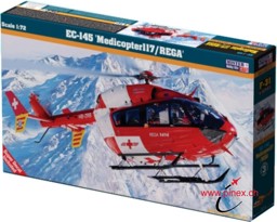 Bild von EC-145 Rega Helikopter Plastik Modellbausatz 1:72Mistercraft